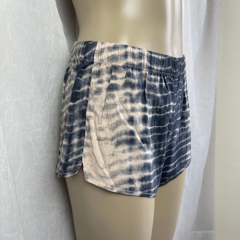 Taupe Charcoal Stripe Dye Dolphin Shorts Stretchy Comfy Soft Forever 21 NWT XS - Picture 2 of 16